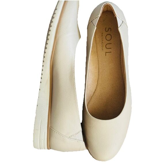 EUC SOUL NATURALIZER CREAM IDEA BALLET SHOES WOMENS 10M - Picture 6 of 6